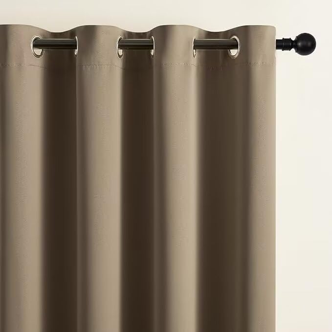 Joydeco Blackout Curtains for Bedroom 108 inch Long 2 Panels, Thermal Insulated - Image 2
