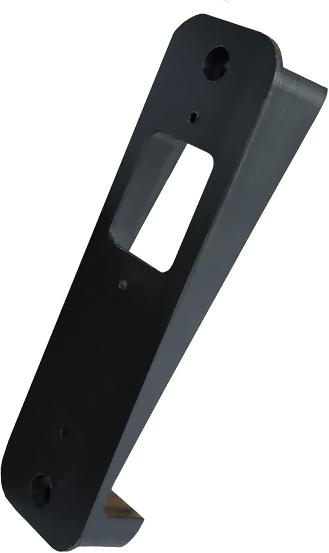 TEYOUYI Vinyl Siding Mount for Blink Doorbell, Angle Mount Wedge for Blink Video Doorbell (4" Standard Vinyl, Hardi Board, Aluminum, Cedar）Black