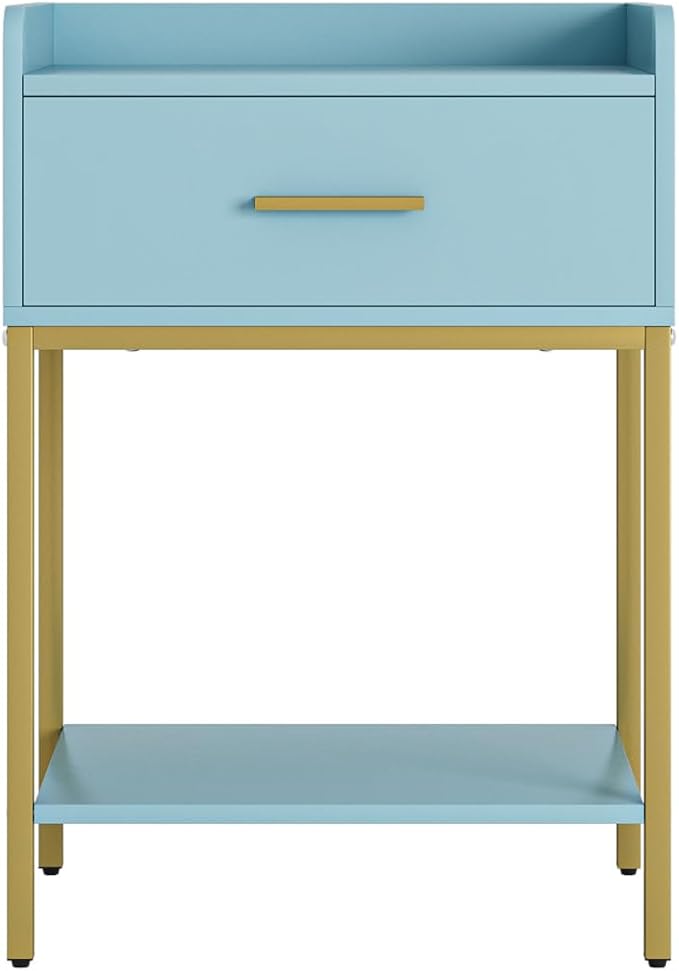 Nightstand, Modern Bedside Table Night Stand - Image 9