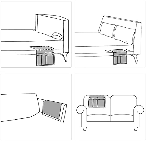 HAOMAIJIA Sofa Armrest Organizer, Remote Control Holder - Image 6