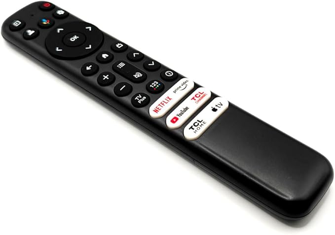 RC813 Replacement Remote for All TCL Android/Google TVs, Compatible with Q/S/FHD/UHD/QLED Series Without Voice Command