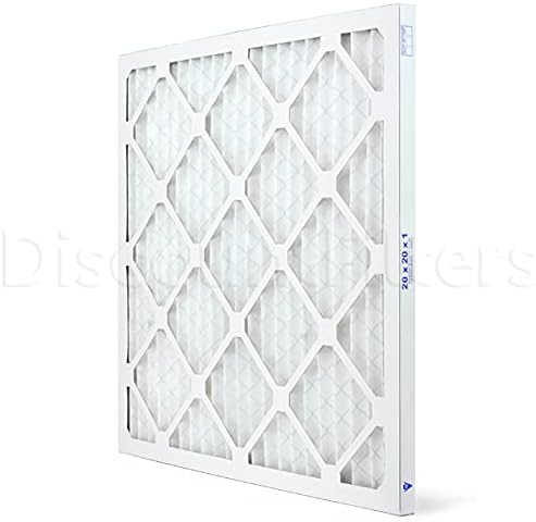 AIRx ALLERGY 20x20x1 MERV 11 Pleated Air Filter - Made in the USA - Box of 6, White
