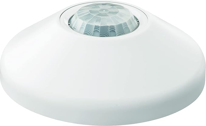 SensorSwitch Ceiling Motion Sensor, Passive Infrared PIR Occupancy Sensor, 360 Degrees Small Motion Detection, Indoor Use, Line Voltage, Standard Range