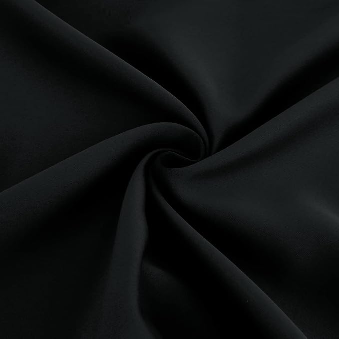 Diraysid Black Grommet Blackout Curtains - Image 8