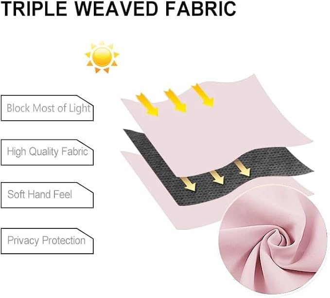 DWCN Blackout Curtains for Bedroom - Image 5