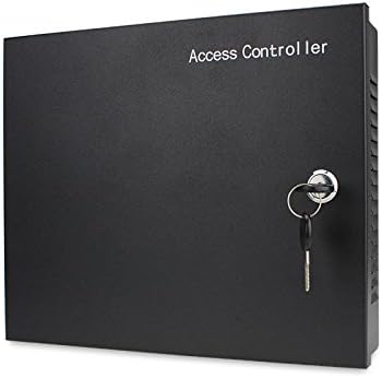 MENGQI-CONTROL 1 Door Access Control Board System 600lbs Electromagnetic Lock Infrared No Touch Exit Button RFID Keypad Reader 110~240V Power Supply Box USB Enroll Reader,Phone APP remotely Open Door
