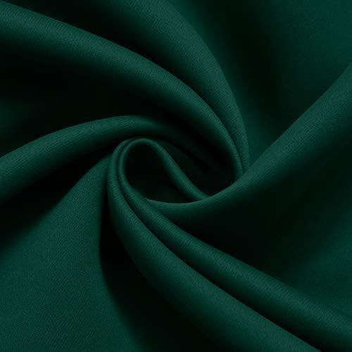 COSVIYA Grommet Room Darkening Dark Green Curtains 54 inch Long - Image 7