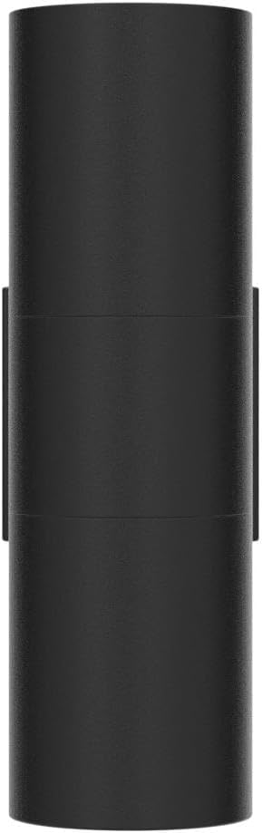 wowlite Outdoor Wall Light, Exterior Lighting, Matte Black Waterproof Wall Mount Cylinder Design, Up Down Light Fixture for Porch, Backyard and Patio, 1 Pack
