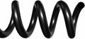 TruBind 20mm (3/4 in.) Spiral Binding Coils for Reports, Presentations and Proposals | 4:1 Pitch | 12 in. Length | Black | 172 Sheets Binding Capacity | 50 Pack