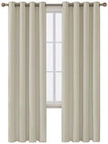 Deconovo Blackout Curtains for Bedroom and Living Room 96 Inches Long | Black by Unknown