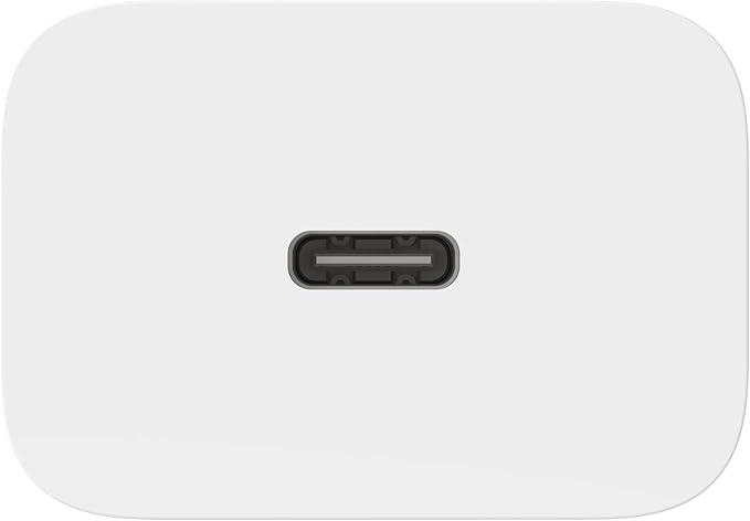 Belkin USB C Charger Block 20W, iPhone Charger Fast Charging - iPhone 17, Air, Pro, Pro Max, Samsung Galaxy S25, Google Pixel 10, iPad, AirPods, Apple Watch, Nintendo Switch 2 & More - White