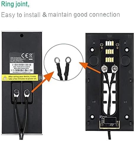 KONLEMEI Doorbell Power Adapter, 24V Transformer Compatible with Video Doorbell, 20ft/6M,White