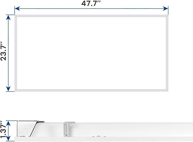 2x4 FT LED Light Flat Panel, 40/50/60W, Color Temperature Selectable 3K | 4K | 5K, Dimmable Recessed Drop Ceiling Lights, 5000/6250/7500 Lumens, Lay Fixture Office (16 Pack)