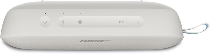 Bose SoundLink Flex Bluetooth Speaker (2nd Gen) - Portable Outdoor Speaker with Hi-Fi Audio, Waterproof and Dustproof, USB-C, Up to 12 Hours Battery Life, Fog Grey - Limited Edition Color
