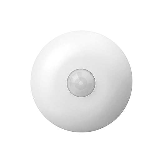 ECOELER PIR Ceiling Sensor Switch, Hard-Wired Occupancy Motion Sensor with Slim Design, 360 Degree Field of View High Bay Ceiling Motion Sensor, White, UL & FCC Listed