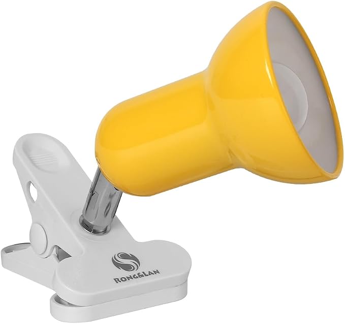 RONG&LAN Clip lamp, 360° Rotation Clip on Lamp Portable Book Reading Light by RONG%26LAN