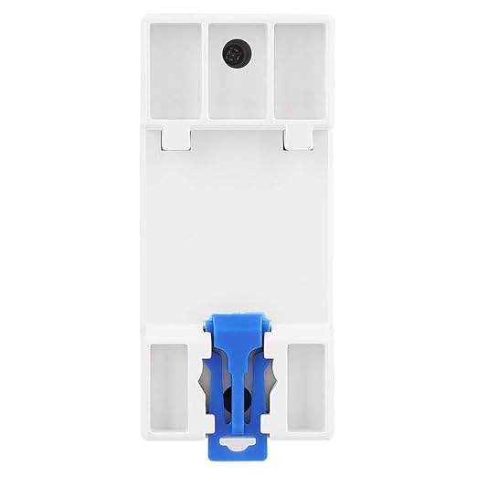 Electric Power Meter, Kilowatt Meter, Digital Energy Meter, Voltage Testers 5-32A 110-130V 60Hz LCD Backlight Single Phase Energy KWh Meter DIN Rail Mounting