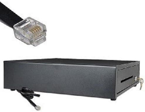 EOM-POS Hardware Bundle for Square - Cash Drawer, Mounting Brackets, Thermal Receipt Printer, Barcode Scanner [Compatible with Square Stand and Square Register]