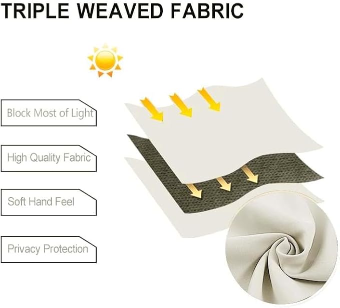 DWCN Blackout Curtains for Bedroom - Image 6