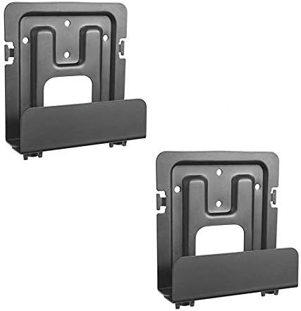 Mount Plus MP-06-02 2 Pack Cable Box Mount and Modem Mount for Wide Range of Media Players, Cable Boxes, Modems, DVD Players, Game Console (2 Pack Wide)