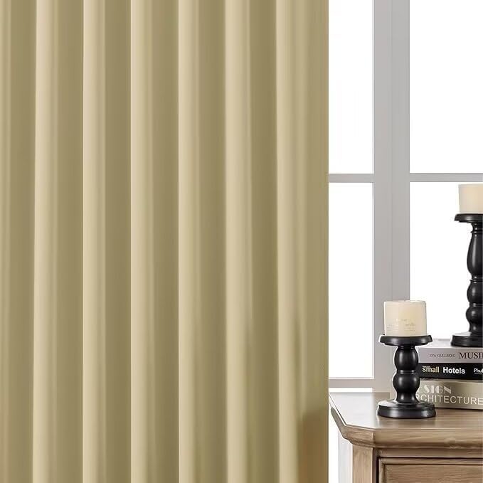 Joydeco Blackout Curtains for Bedroom 90 inch Long 2 Panels, Thermal Insulated - Image 3