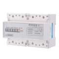MOUMOUTEN 220 380V 20 80A Digital Electric Power Meter, 3 Phase KWh Meter, Energy Consumption Monitor, DIN Rail Installation, for Industrial and Commercial Use