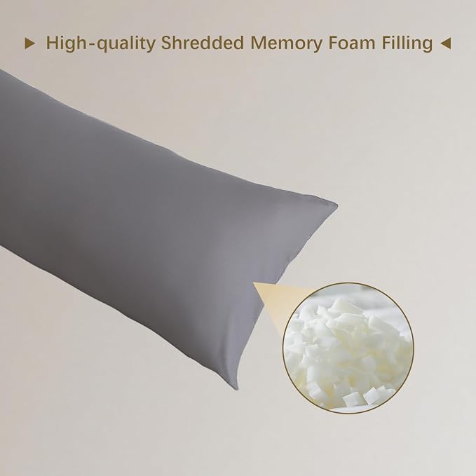 Memory Foam Body Pillow Insert, Bed Pillow - Image 5
