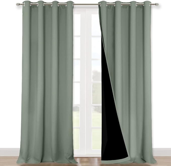 NICETOWN 100% Blackout Blinds, Laundry Room Decor Window Treatment Curtains by NICETOWN