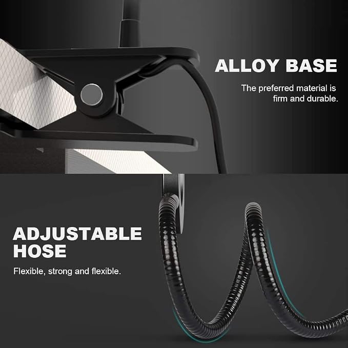 LED Desk Lamp with Clamp, 3 Color Modes, 10 Brightness | Eye-Caring Reading - Image 4