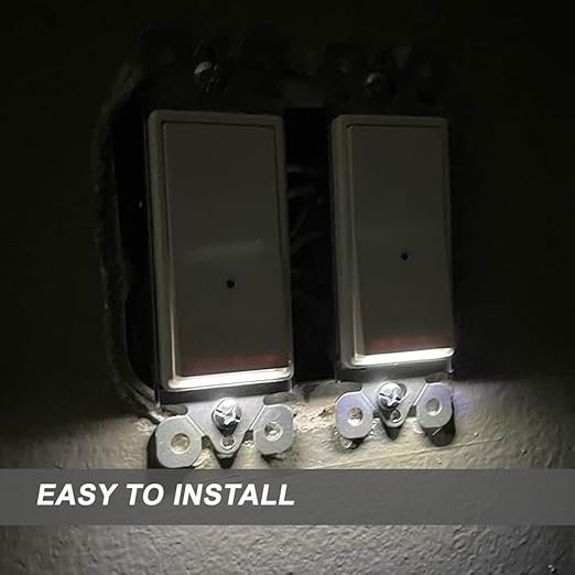 10Pack SOZULAMP Wall Switch with Night Light - Combination Nightlight and Single Pole Light Switch