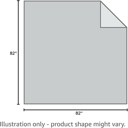 Bedsure 100% Waterproof Bed Cover for Dogs Washable - Non Slip Waterproof Dog Blanket for Bed, Lightweight Furniture Protector Durable for Pet Cat Puppy with Non-Slip Bottom, Grey, 82x82IN