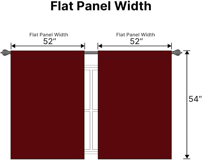H.VERSAILTEX Christmas Blackout Curtains Thermal Insulated Window Treatment - Image 7
