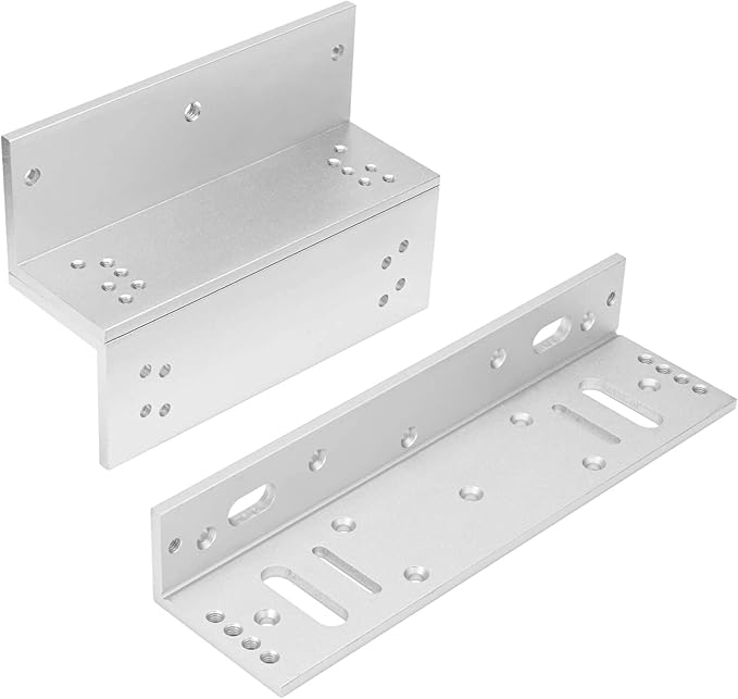 Z and L Bracket for 1200LBS 500KG Holding Force Electromagnet Lock Single Inward Door Access Control Electric Magnetic Door Lock