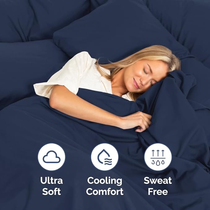 Full XL Bed Sheets - Extra Long Extended Full Sheet – Luxurious, Easy-Fit Sheet Set - Fits between 8” to 16" Deep Pockets, 54" x 80" for Full XL Mattresses - Ideal for Extra Long Full Beds