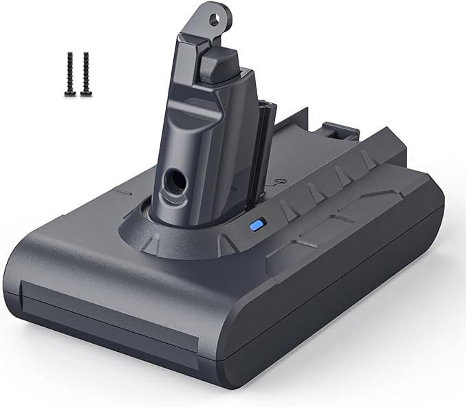 Battery Replacement for Dyson V6, 21.6V 4600mAh Li-ion Battery Compatible with V6 Animal V6 Absolute V6 Motorhead V6 Fluffy SV03 SV04 SV05 SV06 SV07 SV09 DC58 DC59 DC61 DC62 DC72 DC74 Vacuum Cleaner