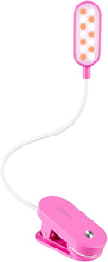 VAVOFO Rechargeable Book Light, 14 LEDs Eye Care Clip On Amber Reading Light by VAVOFO