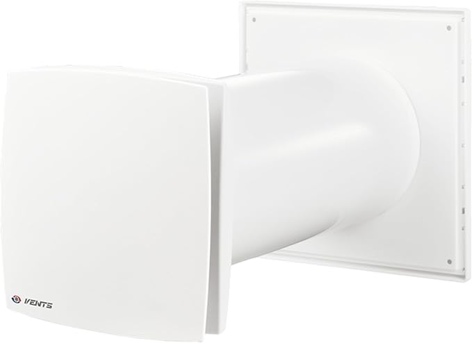 VENTS-US GK 150 LD - Easy to Install 6" Through The Wall Exhaust Fan with 109 CFM - Built to Remove Moisture, Harmful Fumes, Vapors, Odors, Humidity, and Common Indoor Air Pollutants