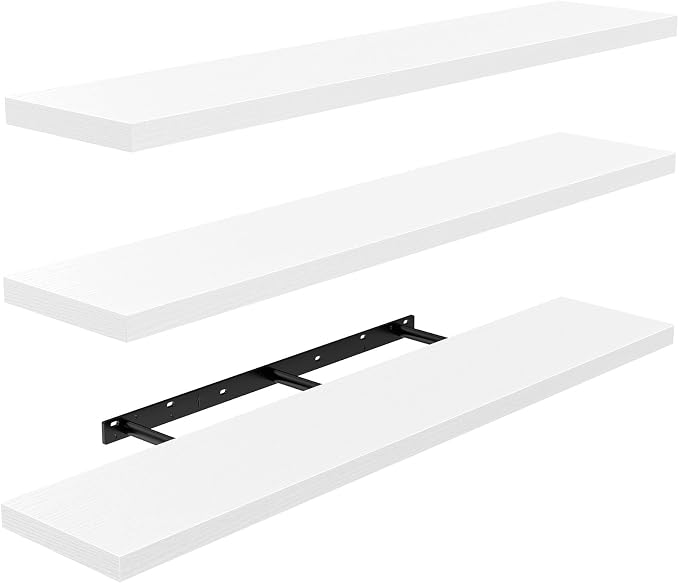Amada 35.4" Floating Shelves for Wall Decor & Storage, Living Room, 22 lbs by AMADAHOMEFURNISHING