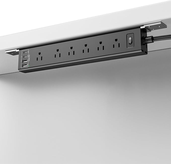 360° Mountable Surge Protector Power Strip by vipwell
