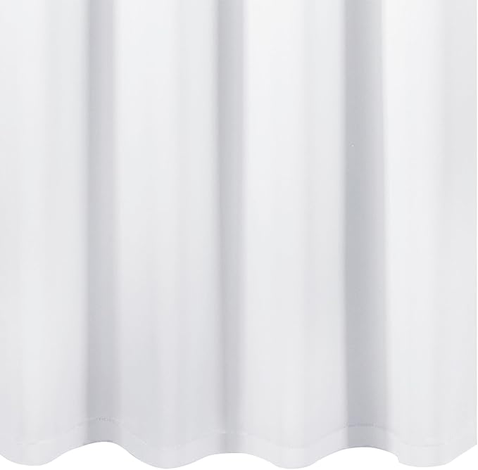 100% Blackout Curtains 52 x 84 Inches Long Thermal Insulated White Curtains - Image 9