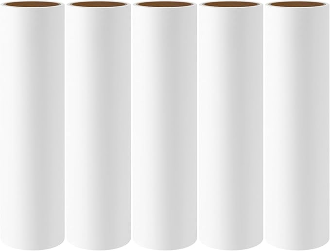 9 inch Lint Roller Refills Only Compatible with Spotty Supersize Extra Sticky Adhesive Lint Roller Refill Pet Cat & Dog Hair Remover for Clothes and Furniture, Pack of 5 Refills, 300 Sheets Total