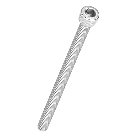 Kozelo 25pcs Socket Head Cap Screws - [M6-1 x 90mm] 304 Stainless Steel Allen Socket Drive for Electrical Motor 3D Printing Fan Engine Replacement Use, Silver