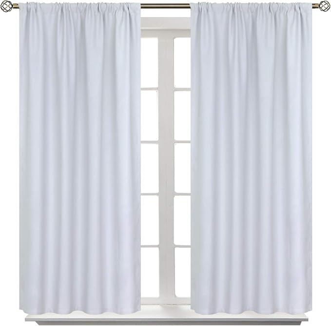 BGment Room Darkening Curtains 45 Inch Length by BGment