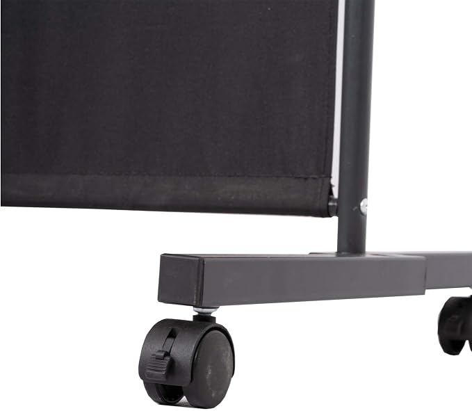 Room Divider 22'' Wide Partition Room Dividers, 1 Panel Wall Divider w/Wheel | - Image 2