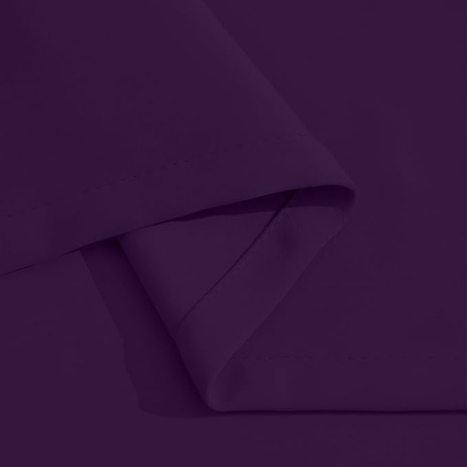 Yakamok Blackout Curtains 38x84 inch Purple Thermal Drapes-Bedroom | 1 panel - Image 6