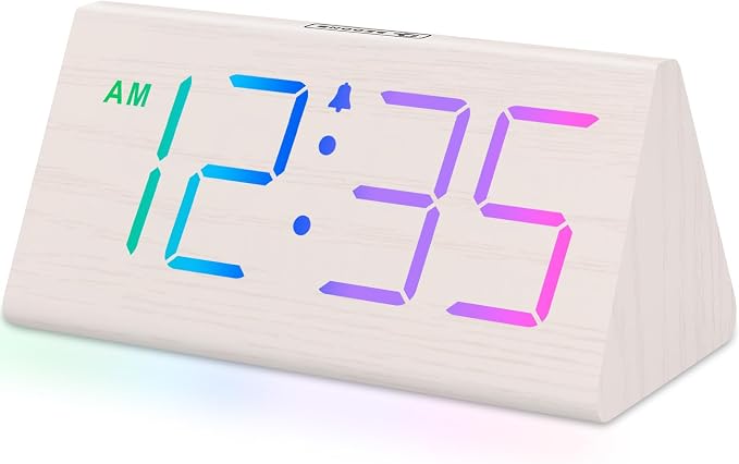 DreamSky Wooden Digital Alarm Clock by DreamSky