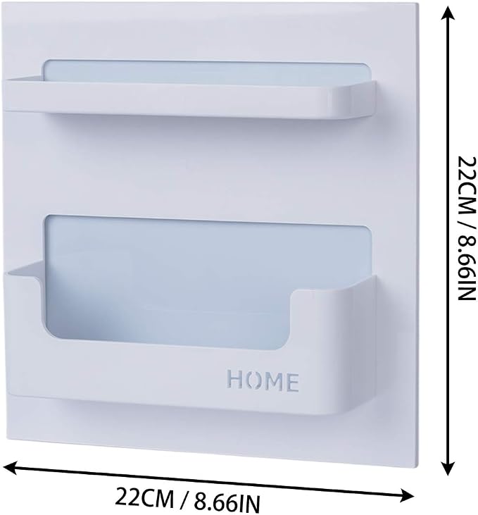 Bedside Shelf - Stick On Wall Mounted Bed Room, Office Adhesive Floating - Image 2