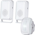 Wireless Motion Sensor Door Chime: Business Entry Doorbell Indoor Motion Detector Buzzer Monitor for Store Home Entrance Alert Bell, Bed Alarm for Elderly - LED Indicator & Vibration