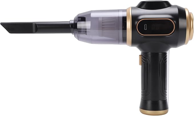 ZDAGELD Powerful Suction, Compact and Portable, Long Lasting Battery Portable Vacuum Cleaner, Ergonomic Handle Design, Multiple Attachments for Car, Sofa, Mattress