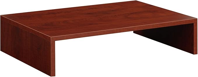 Convenience Concepts Designs2Go Small TV Riser 23.75", for TVs up to 26" - Contemporary TV or Computer Riser for Living Room, Modern Office, Den, Cherry